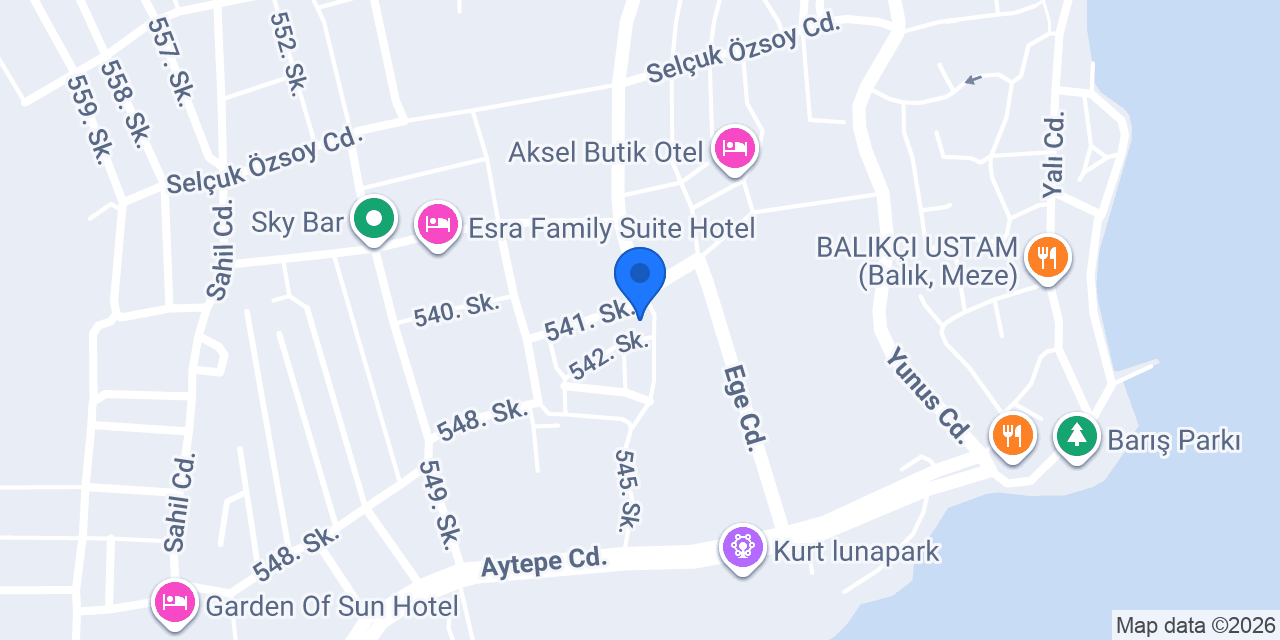 Didim Palace Hotel konumu