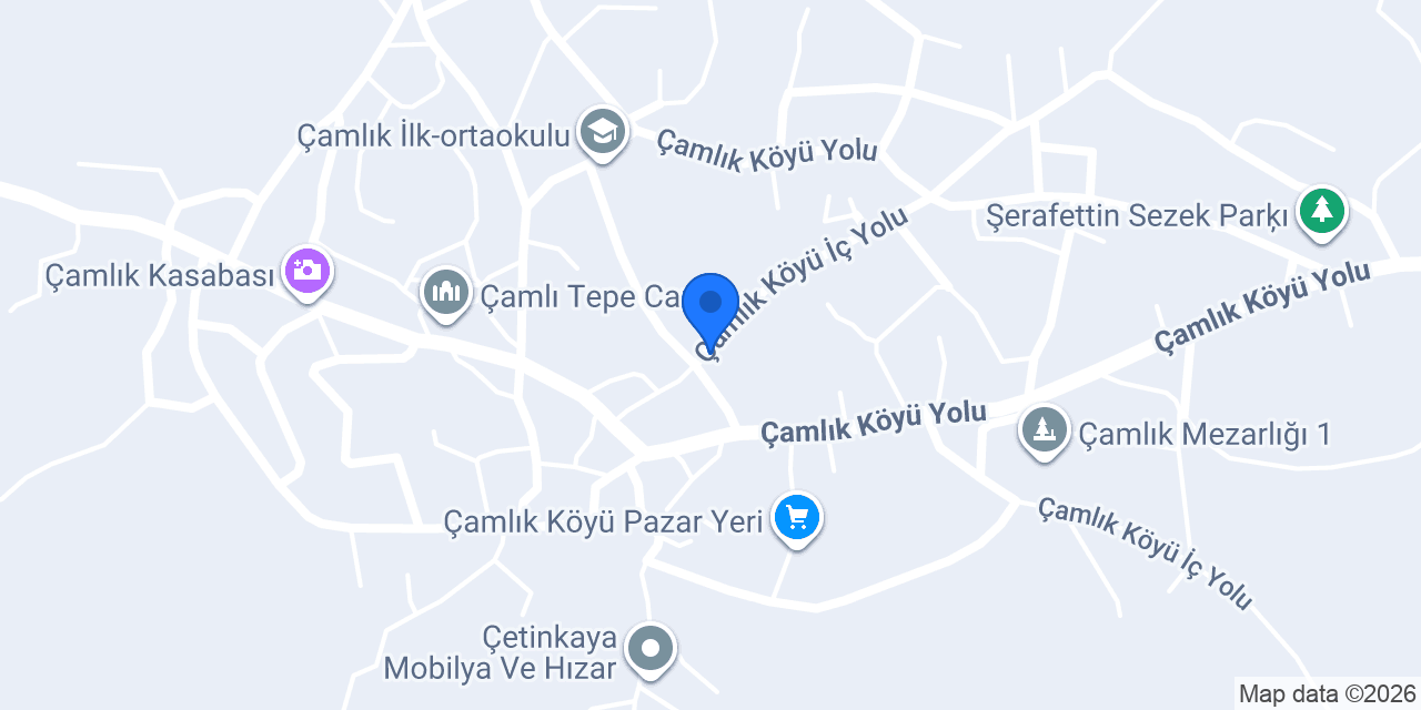 Çamlık Fırını konumu