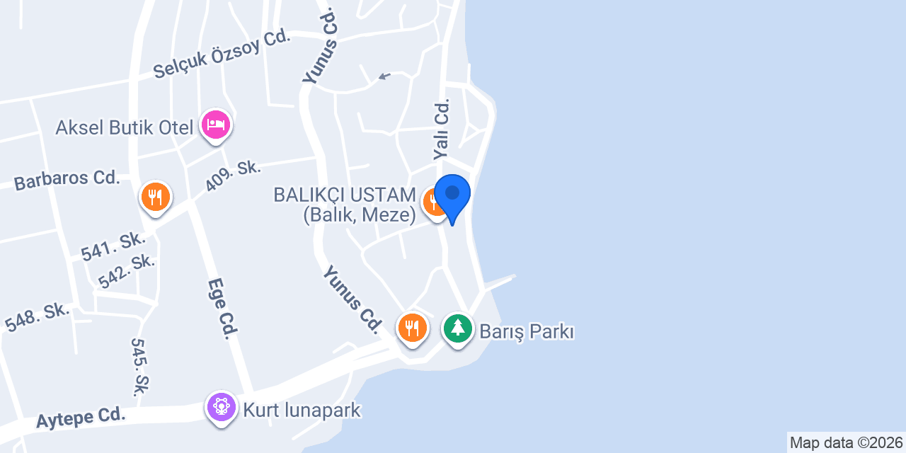 Eflatun Bar konumu
