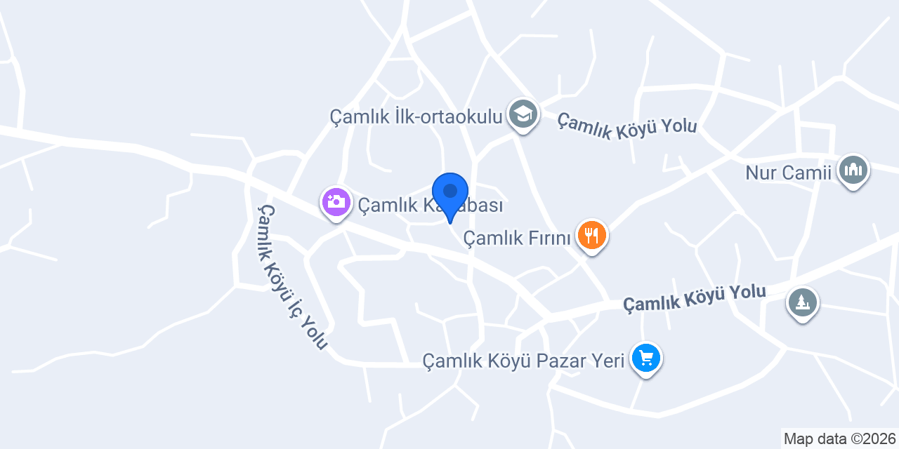Çamlık Belediyesi konumu