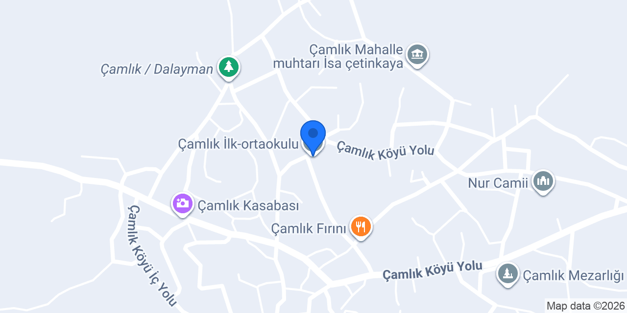 Çamlık İlk-ortaokulu konumu