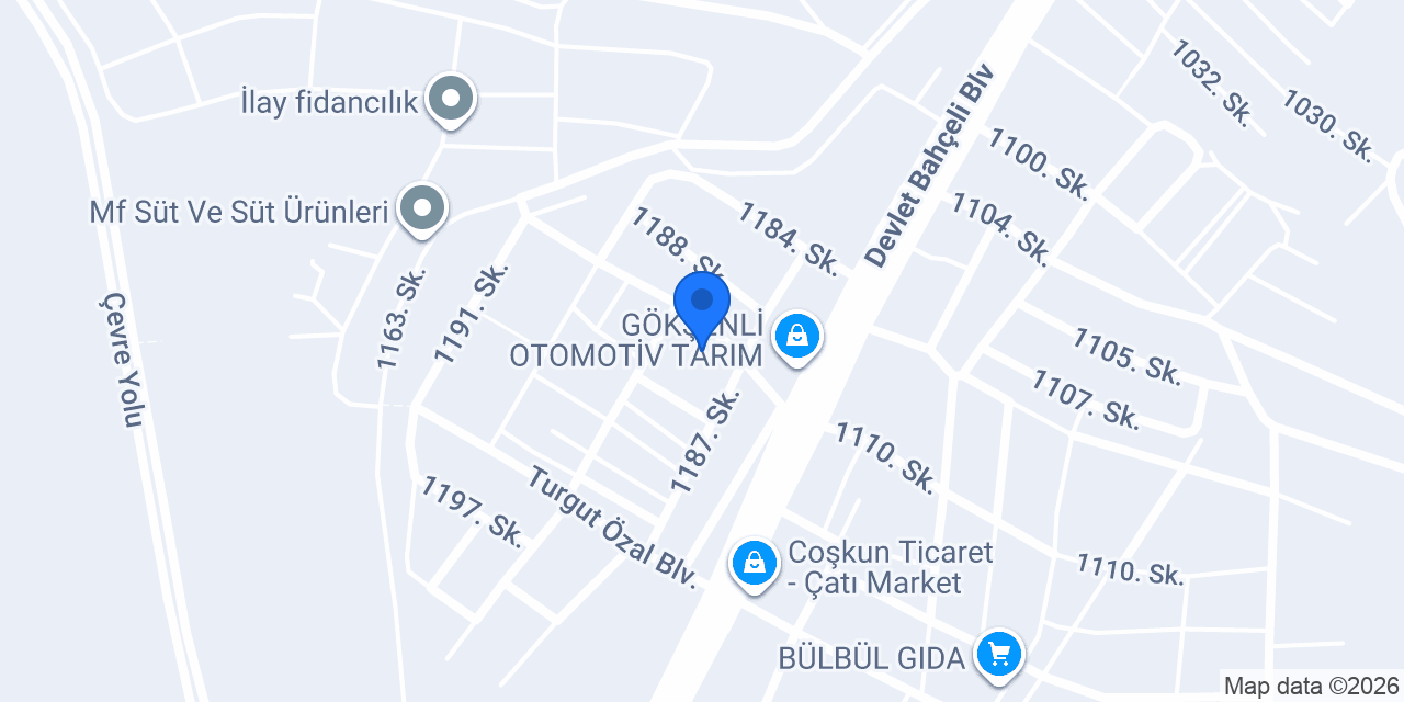Dadaloğlu İlkokulu konumu