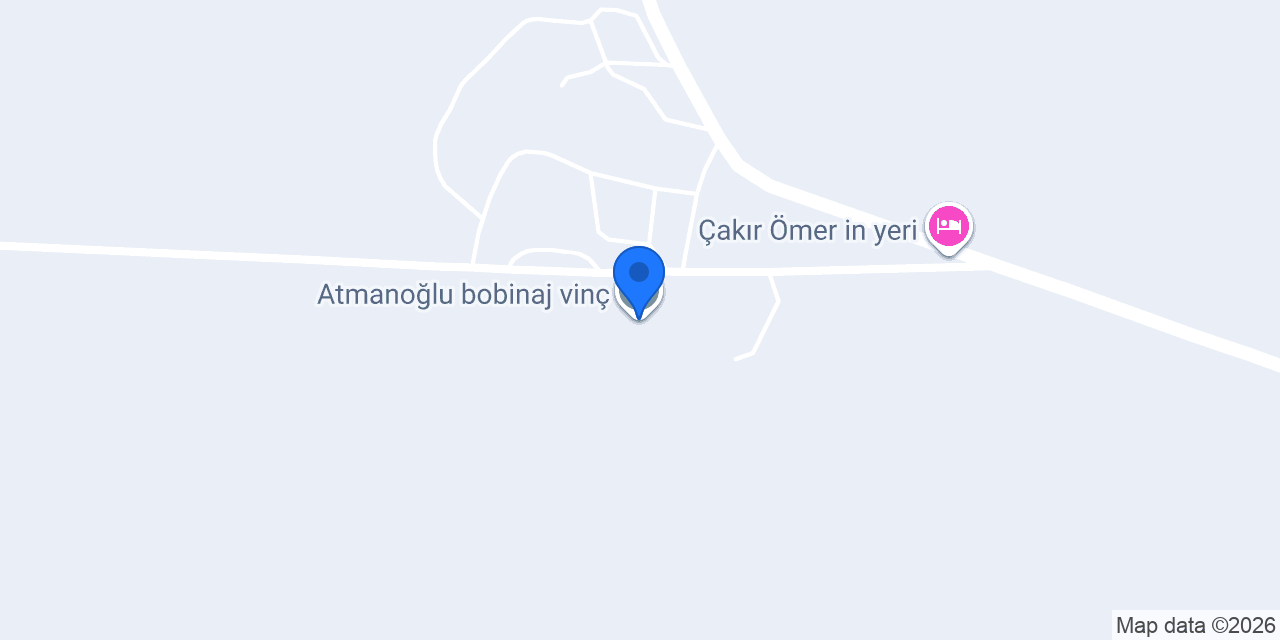 Atmanoğlu bobinaj vinç konumu