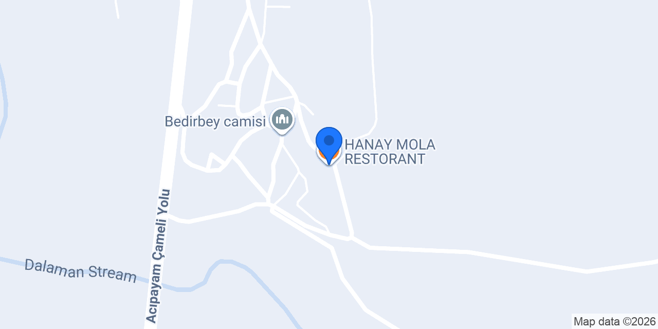 HANAY MOLA RESTORANT konumu
