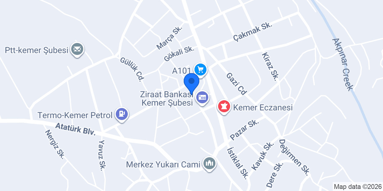 Bekel Veteriner Kliniği konumu