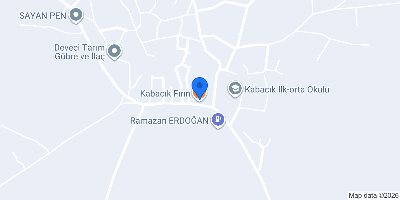 Kabacık Fırın konumu