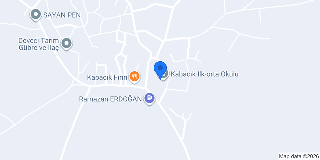 Kabacık Ilk-orta Okulu konumu