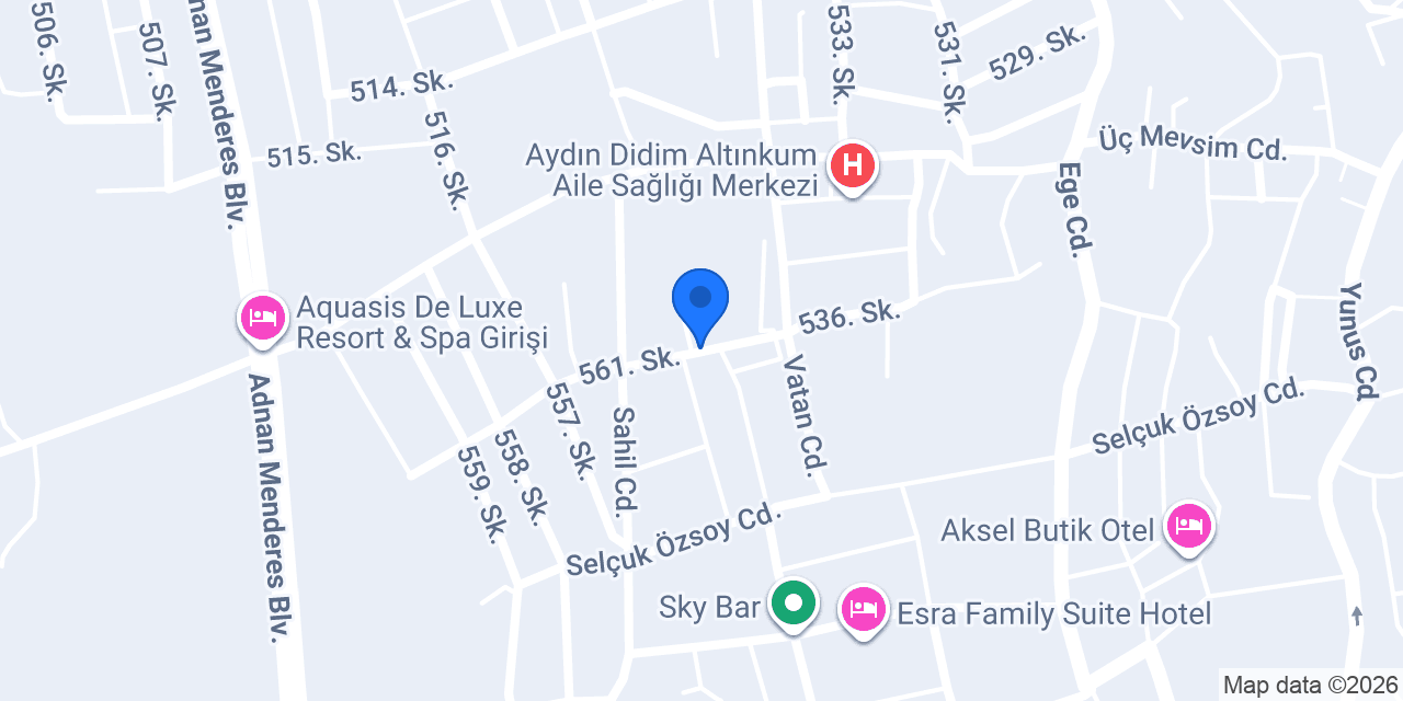 Didim TOBB 100.Yıl Anaokulu konumu