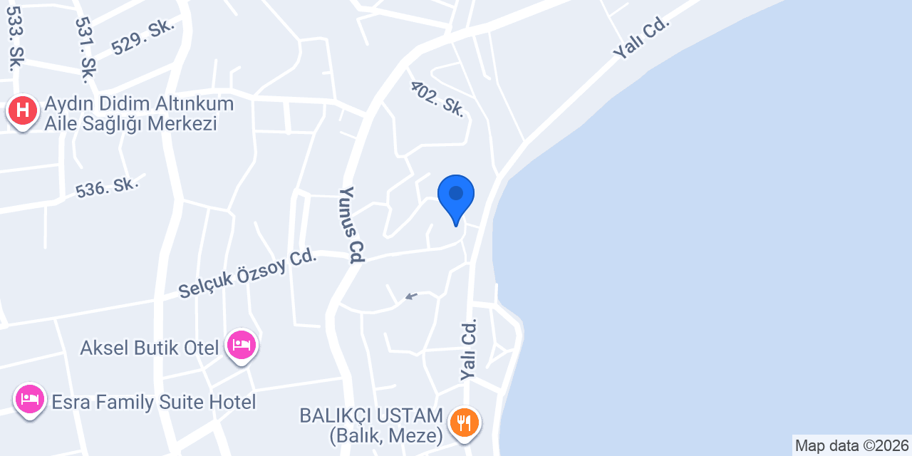 Mavi Balık Fish ve Gril konumu
