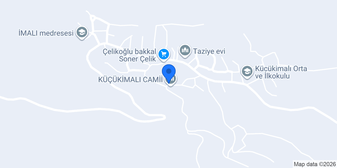 Küçükimalı Köyü Muhtarlığı konumu