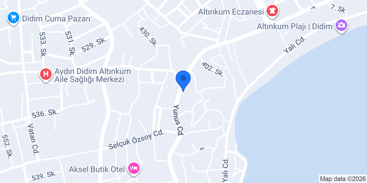 Didim Emlak Dünyası konumu