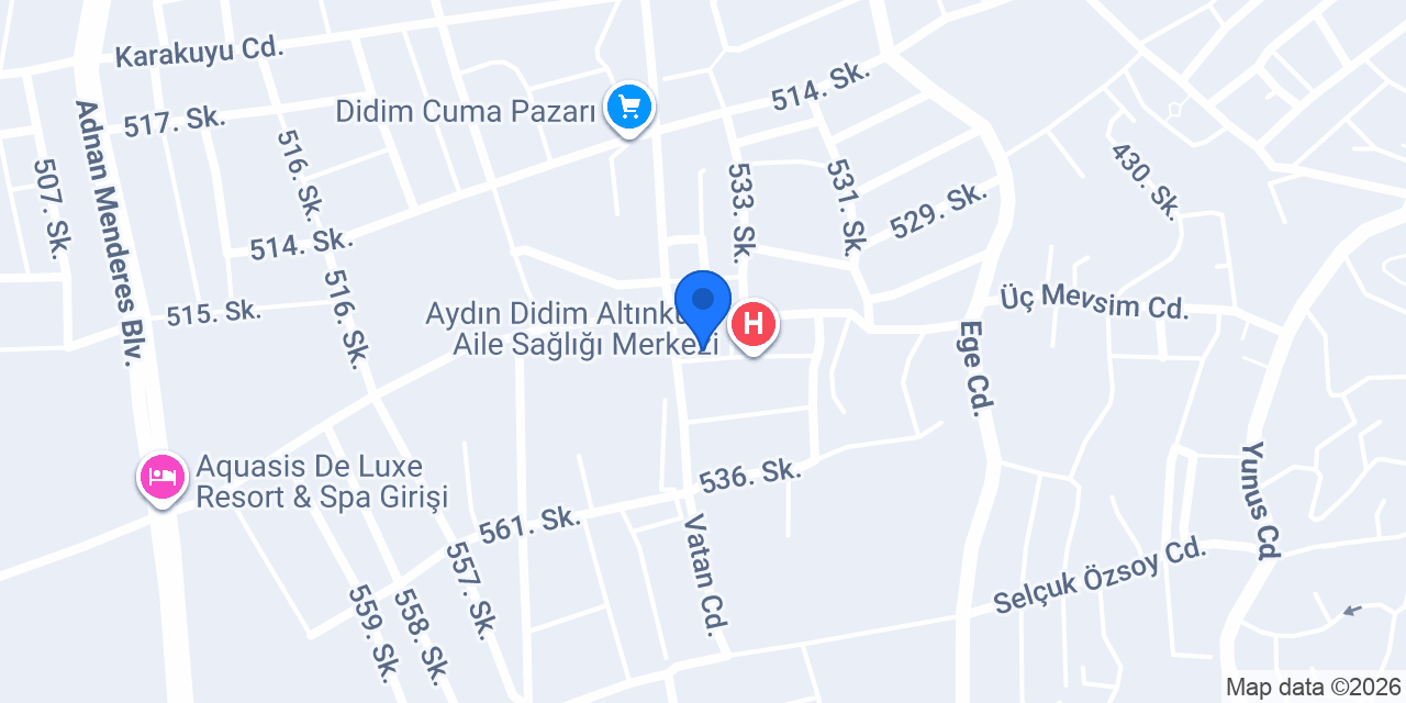 Didim Han İnşaat konumu