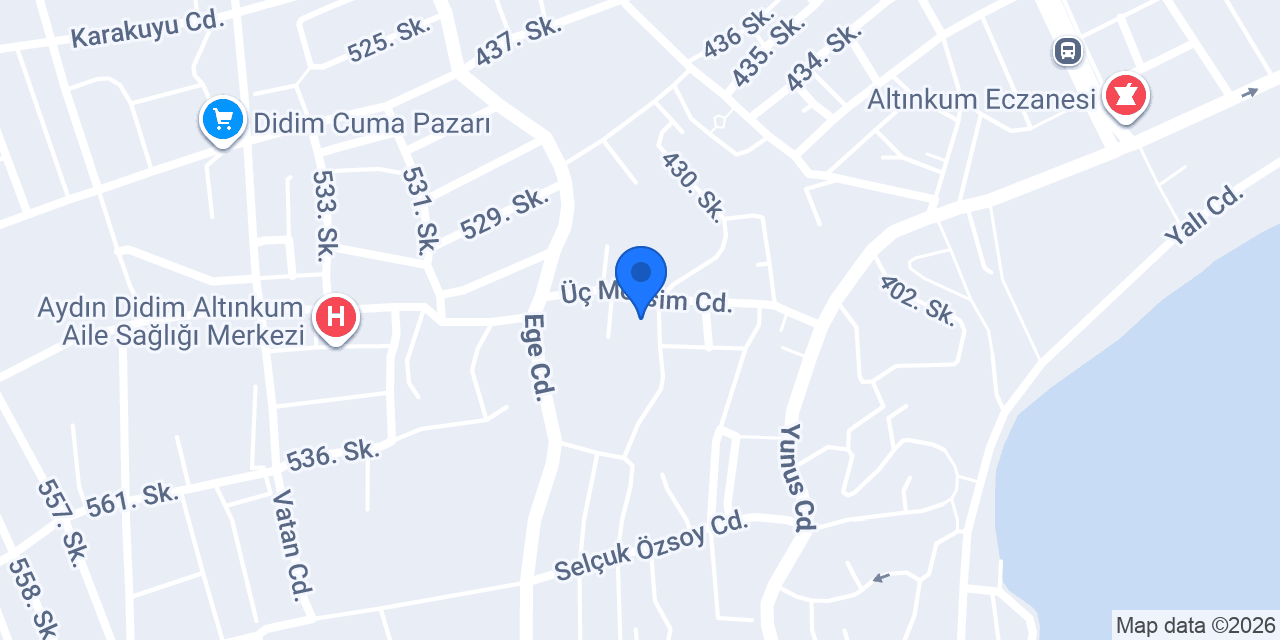 KUMSAL OTEL konumu
