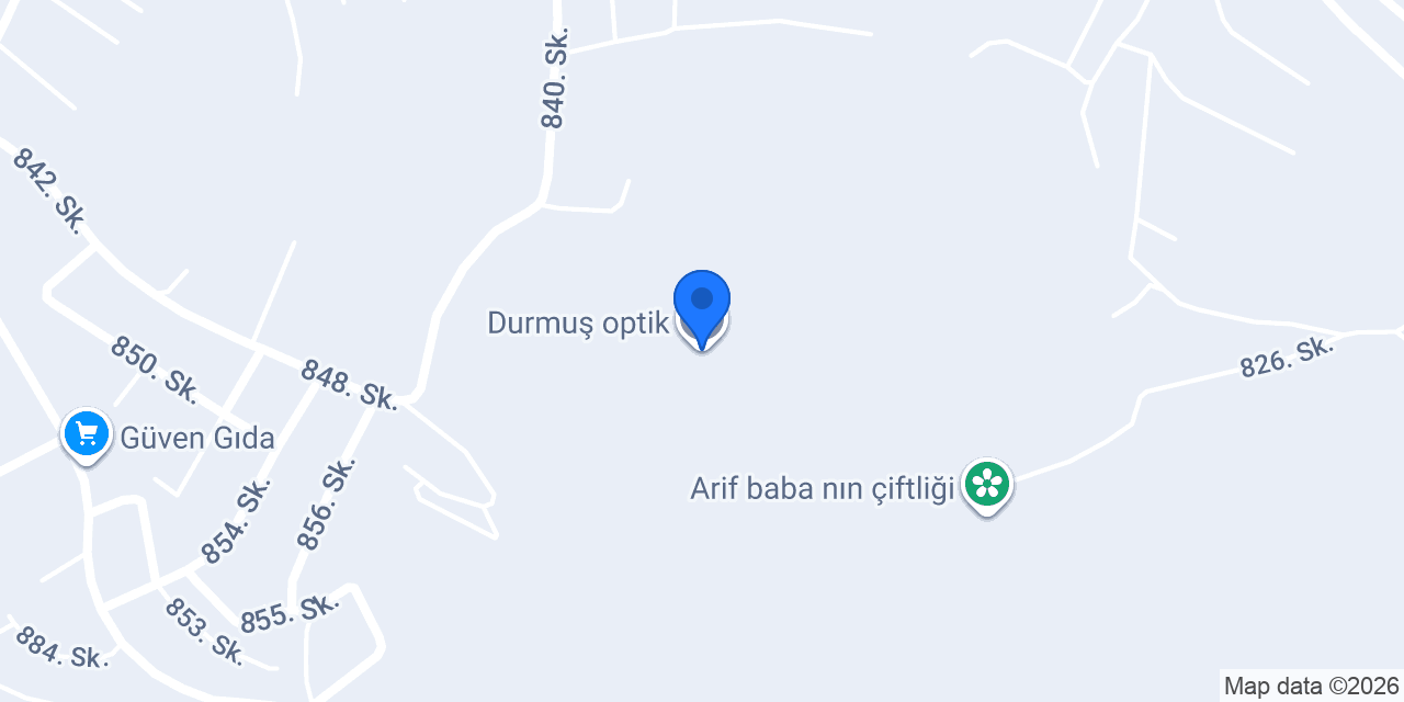 Durmuş optik konumu