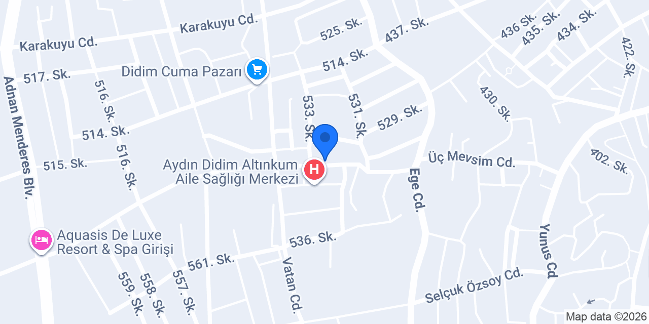 Yağmur Eczanesi konumu