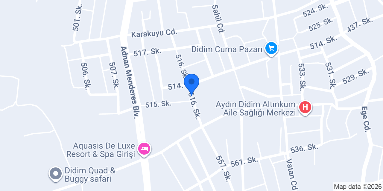 Anı şahane Foto Didim konumu