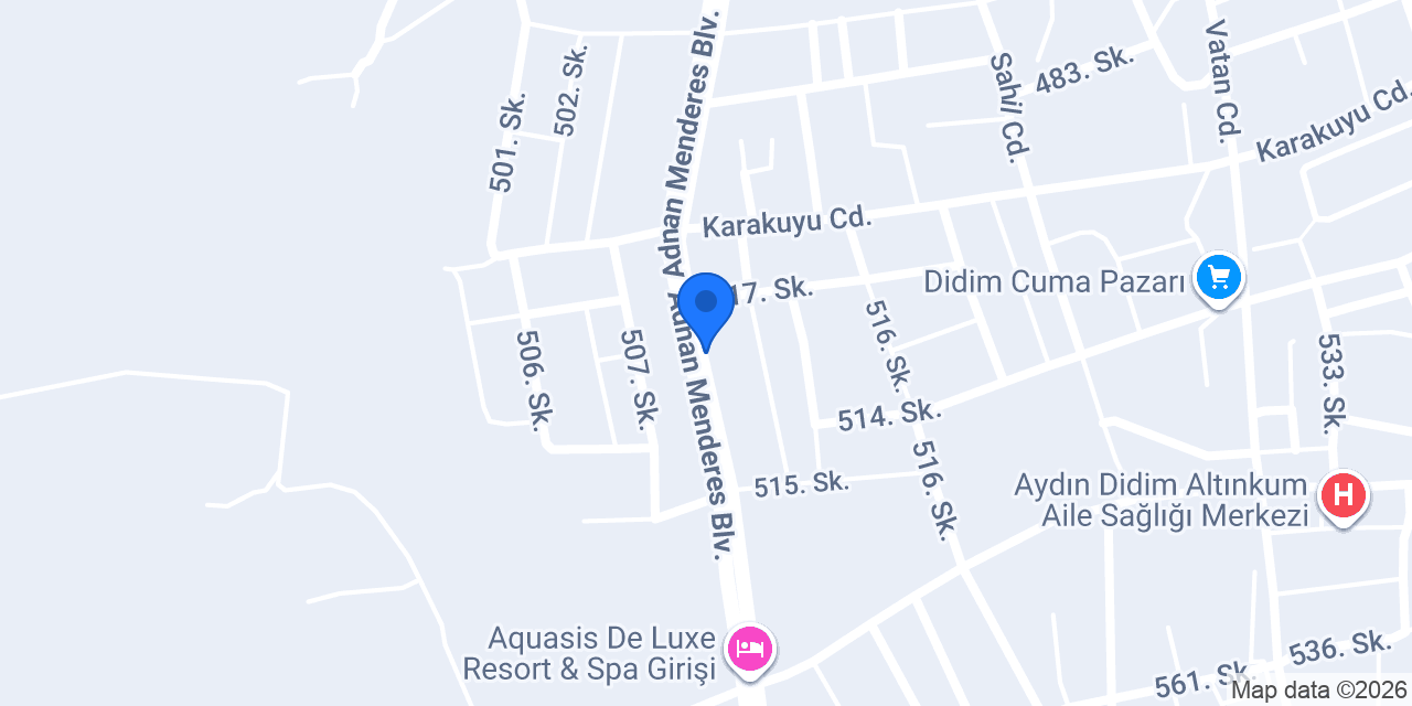 KAPADOKYA MARIN YAT DÖŞEME AYDIN DİDİM konumu
