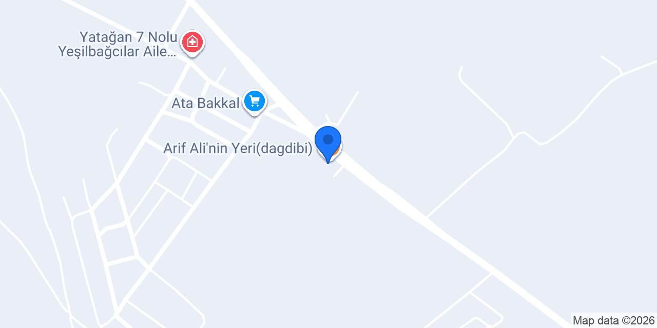 Arif Ali'nin Yeri(dagdibi) konumu