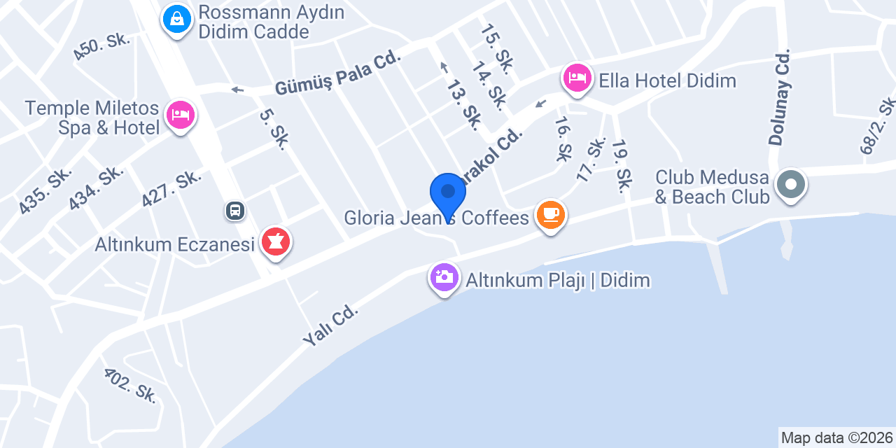 Didim Altınkum hamam & masaj salonu turkish bath massage konumu