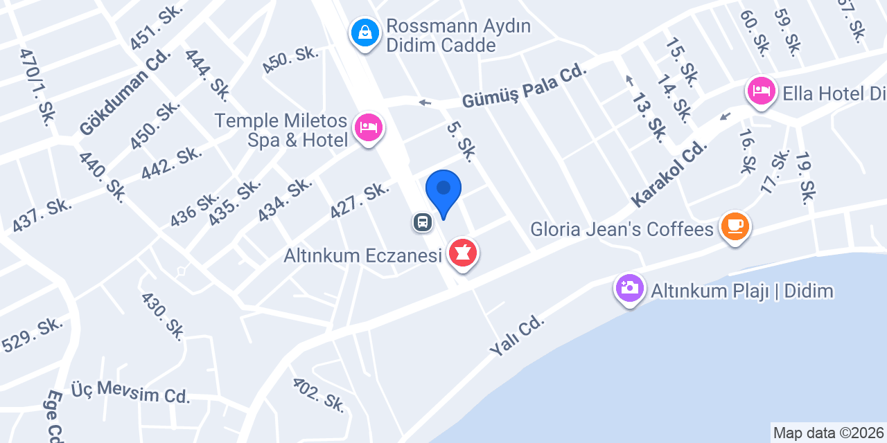 Poseidon Ink Tattoo & Piercing Didim/Altınkum konumu