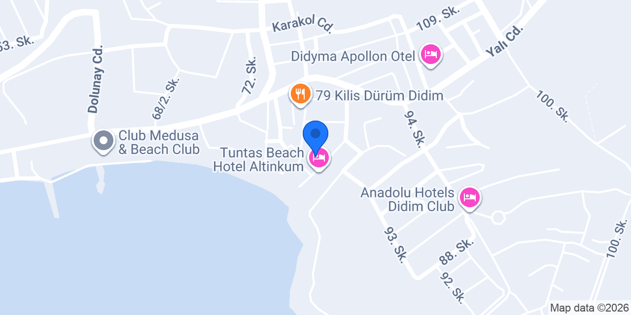 Kusmez Hotel konumu