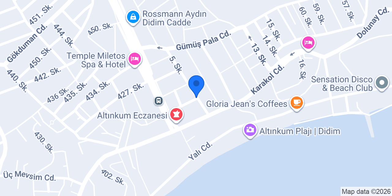 Gazi İlköğretim Okulu konumu