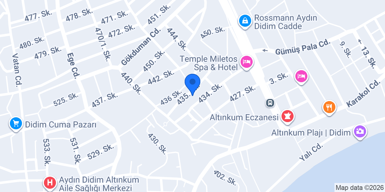 NİCER HOTEL DİDİM konumu