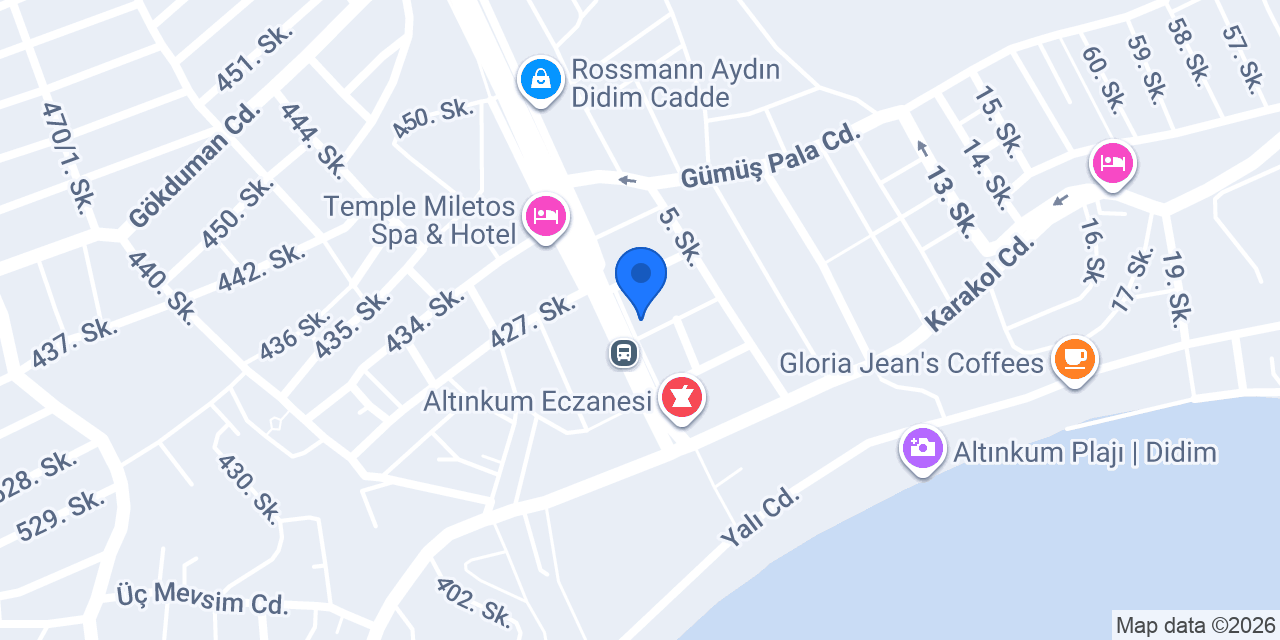 Didim Elit Otel konumu