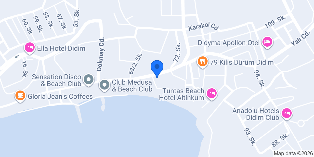 Orion Beach Hotel konumu