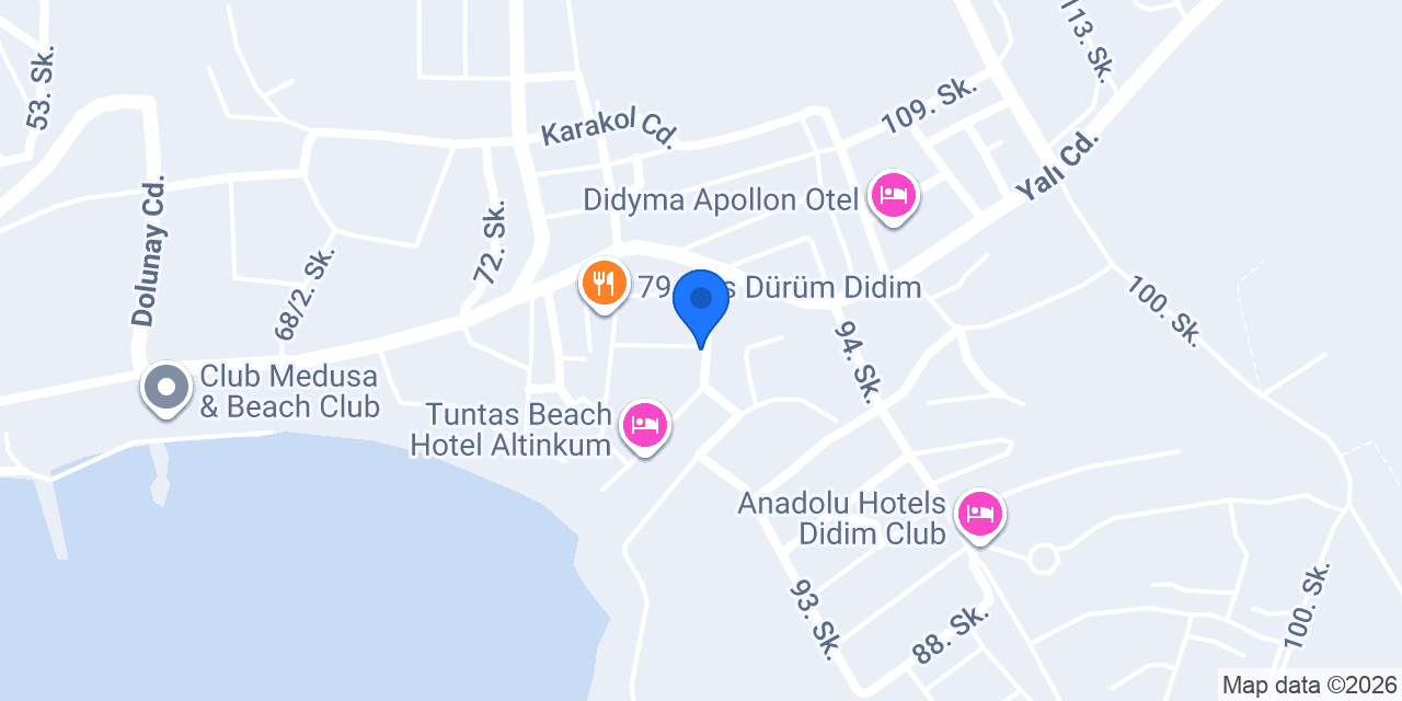 Majestic Otel konumu