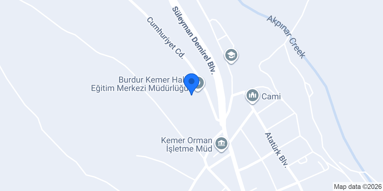 Kemer Lisesi konumu