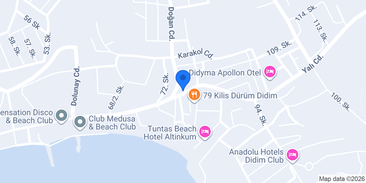 Deniz Otel konumu