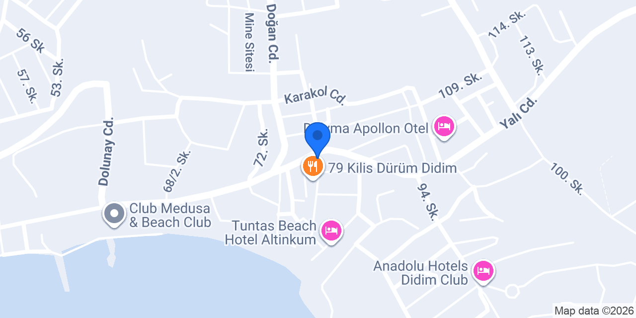 Göçtur Otel konumu