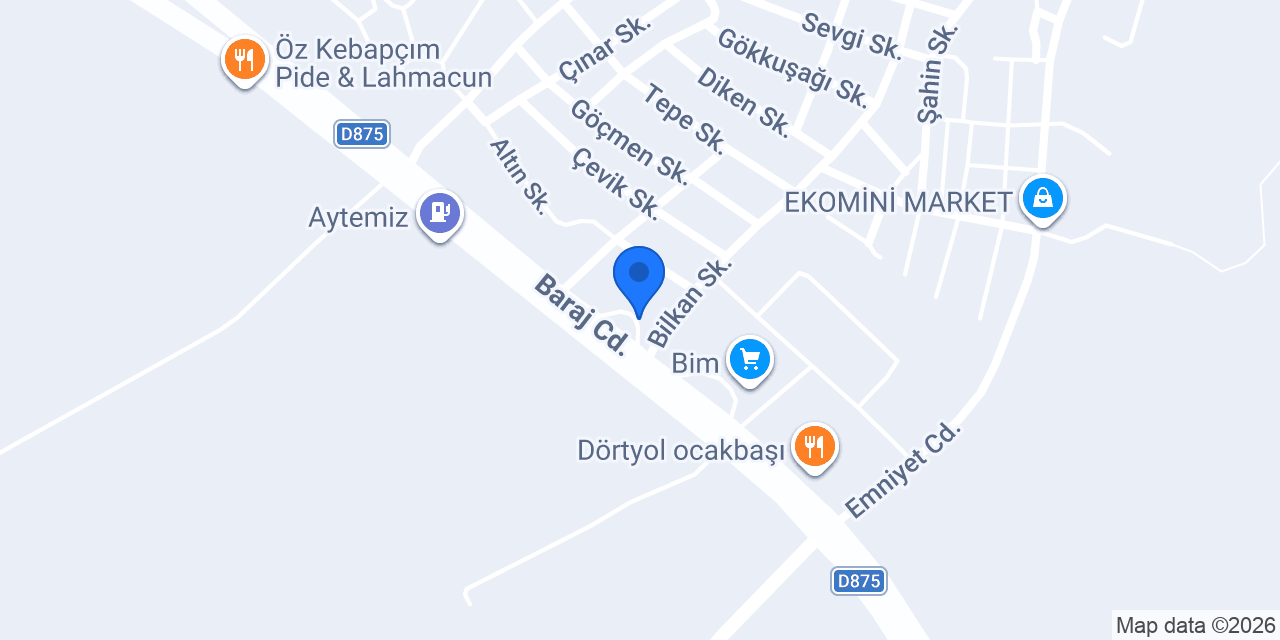 LastikPark - Bilkan Ticaret konumu