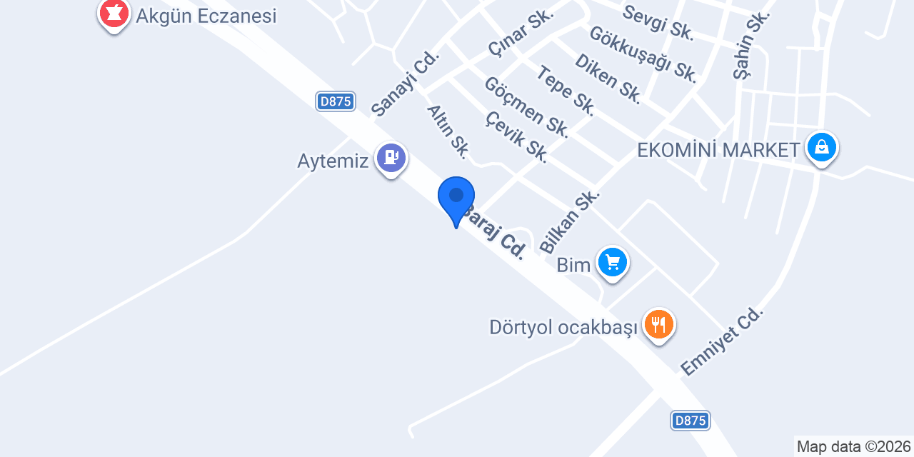 BİLİR OTO LASTİK konumu