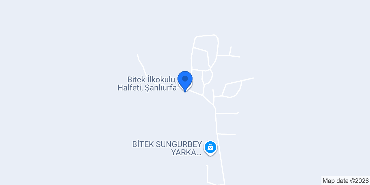 Bitek İlkokulu, Halfeti, Şanlıurfa konumu