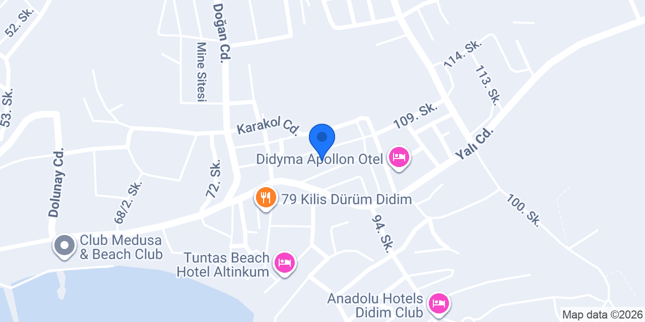 Seven apart otel konumu