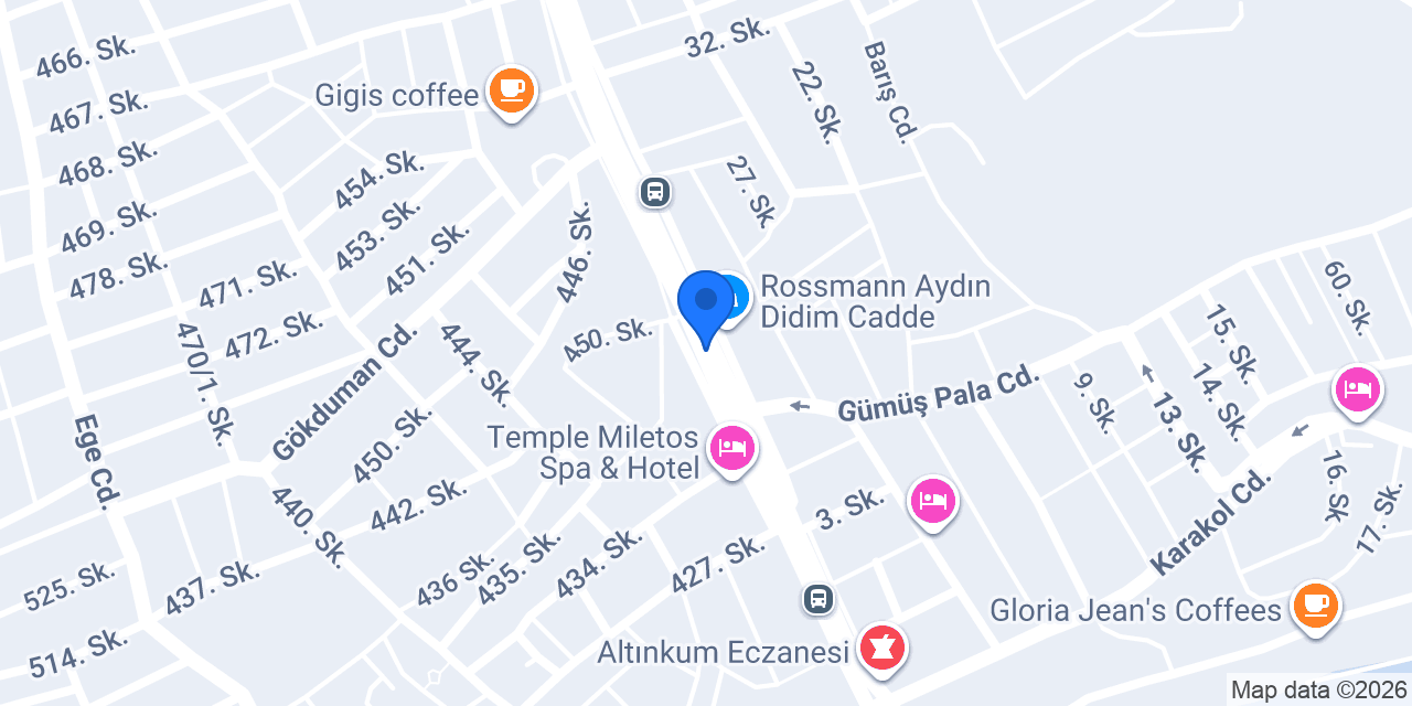 Altınkum Midye Pub konumu