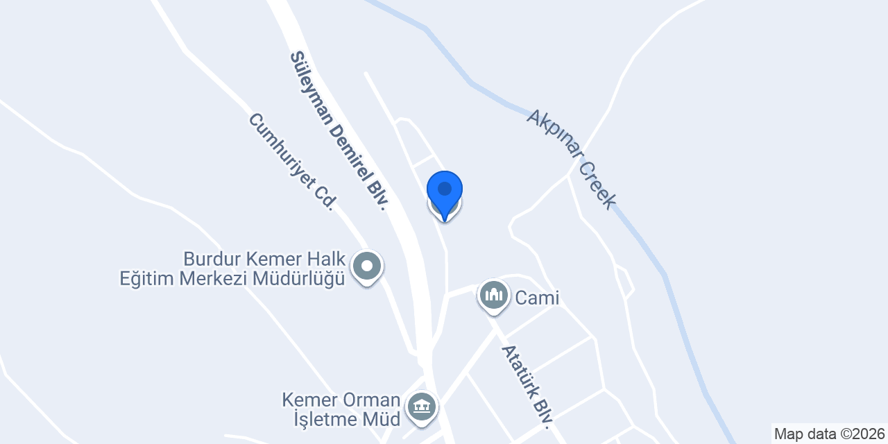 Kemer İlköğretim Okulu konumu