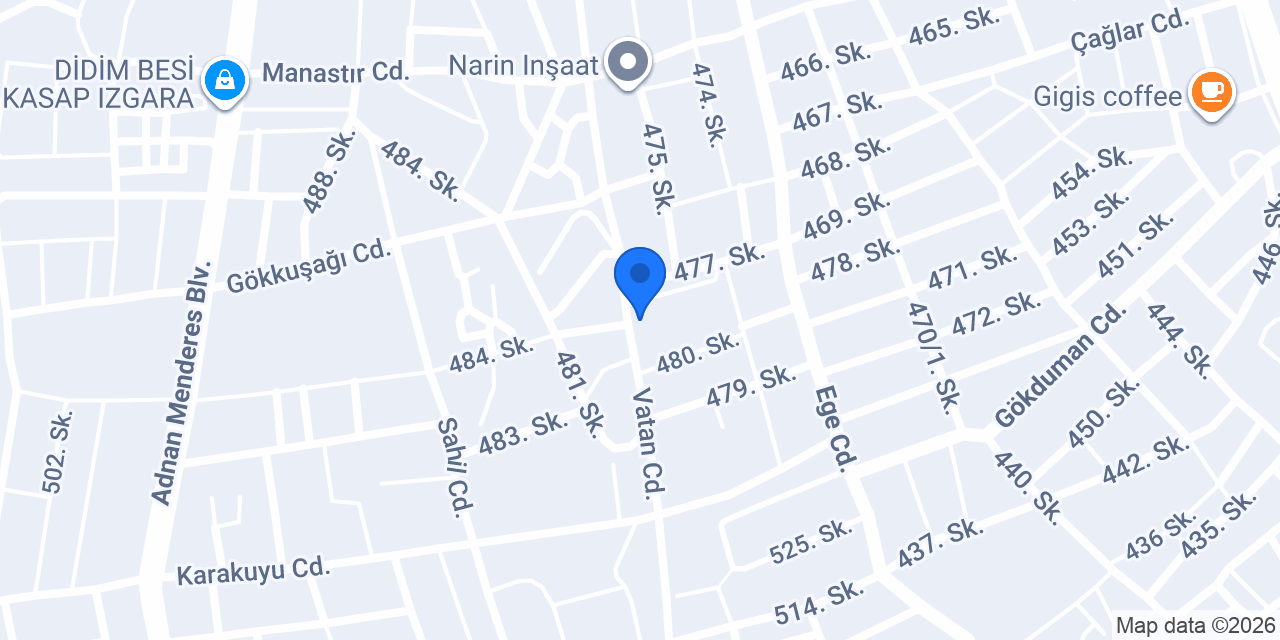 Didim Trend Dekor konumu