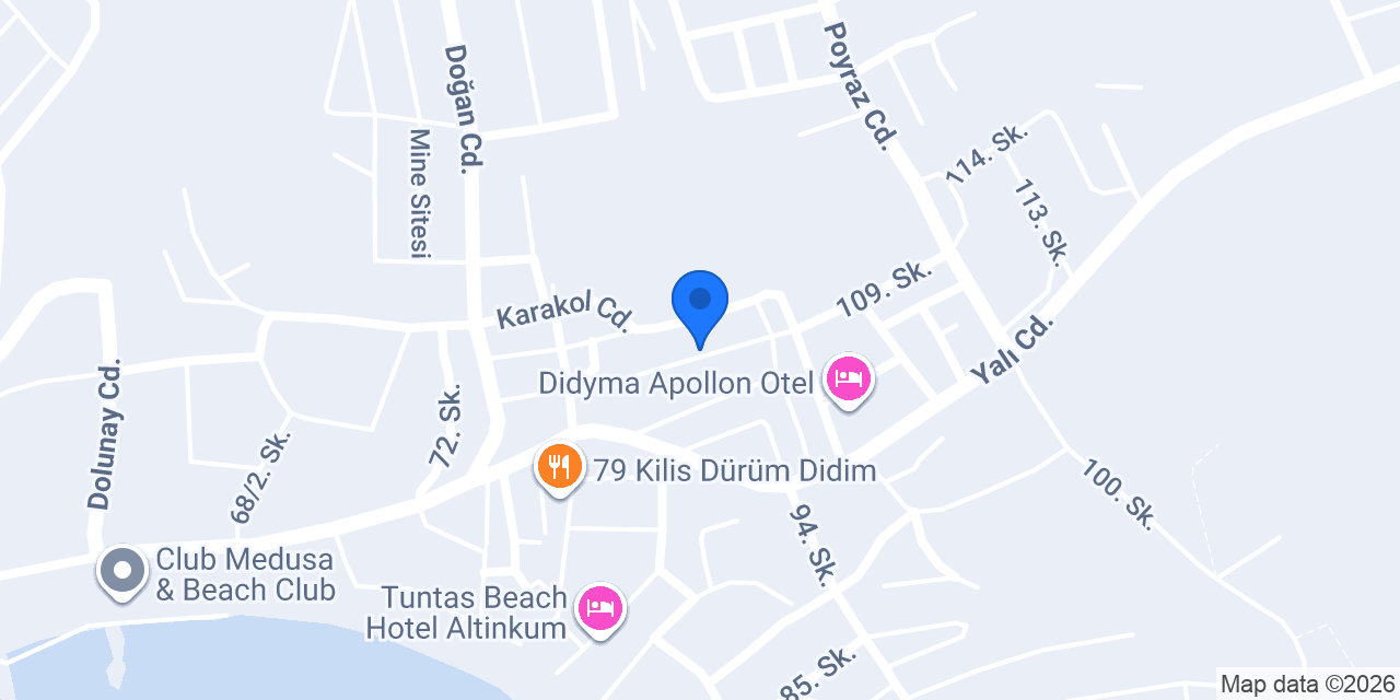 Taşan Apart Otel konumu