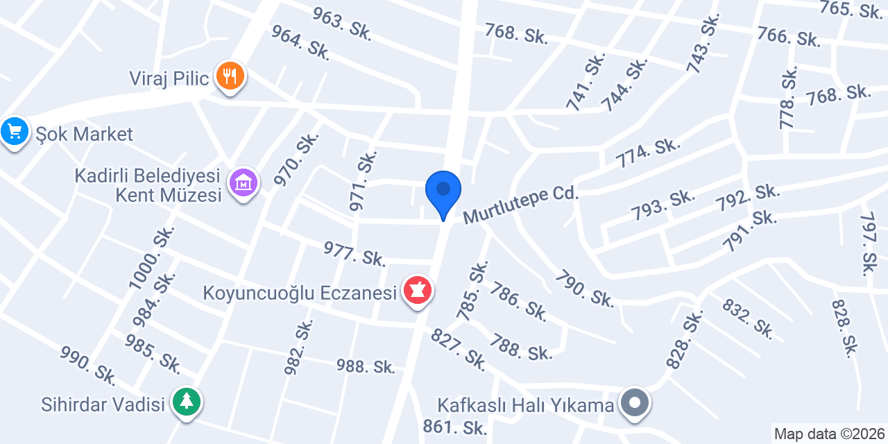 Ayfes Unlu Mamülleri konumu