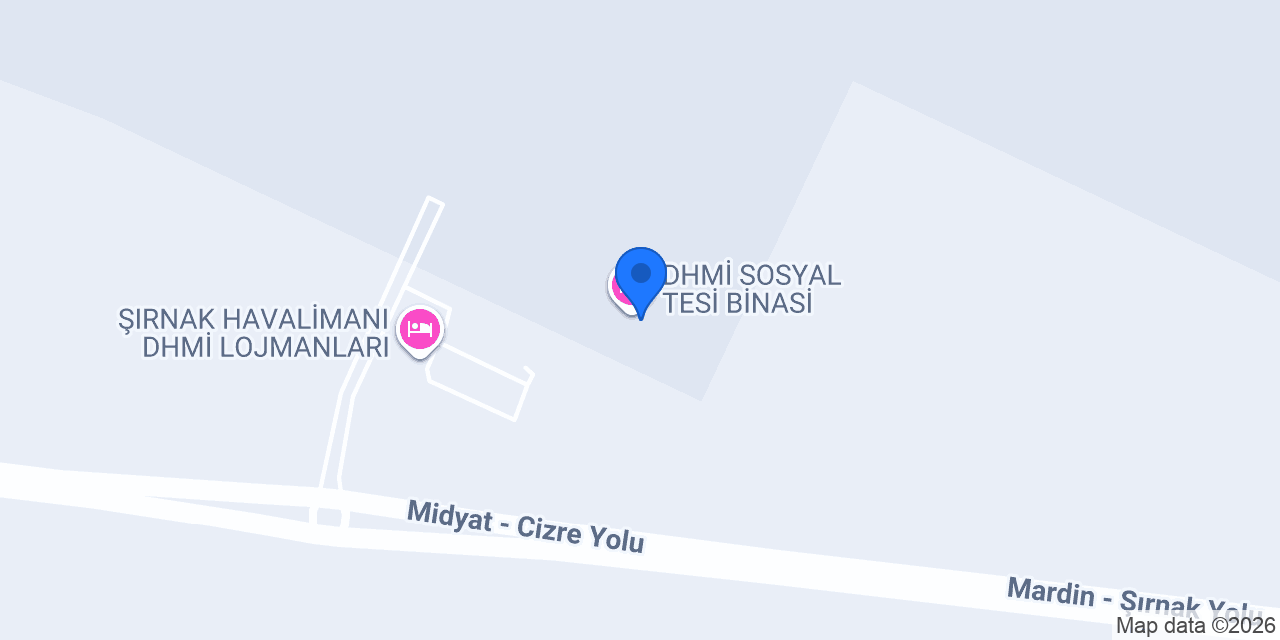 DHMİ SOSYAL TESİ BİNASİ konumu