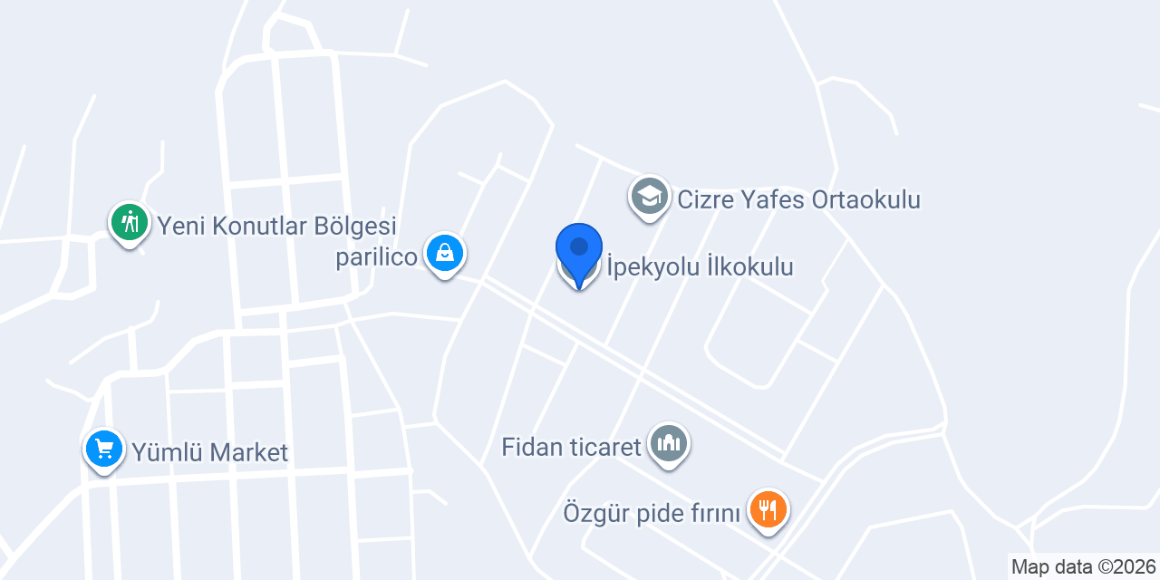 İpekyolu İlkokulu konumu