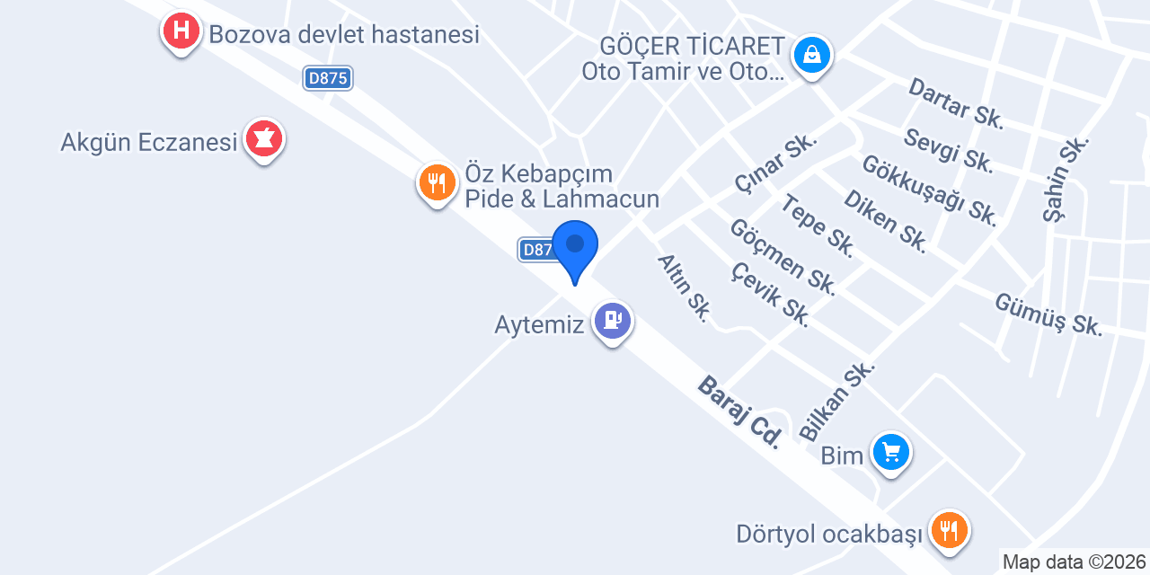 Meral Moda Evi konumu