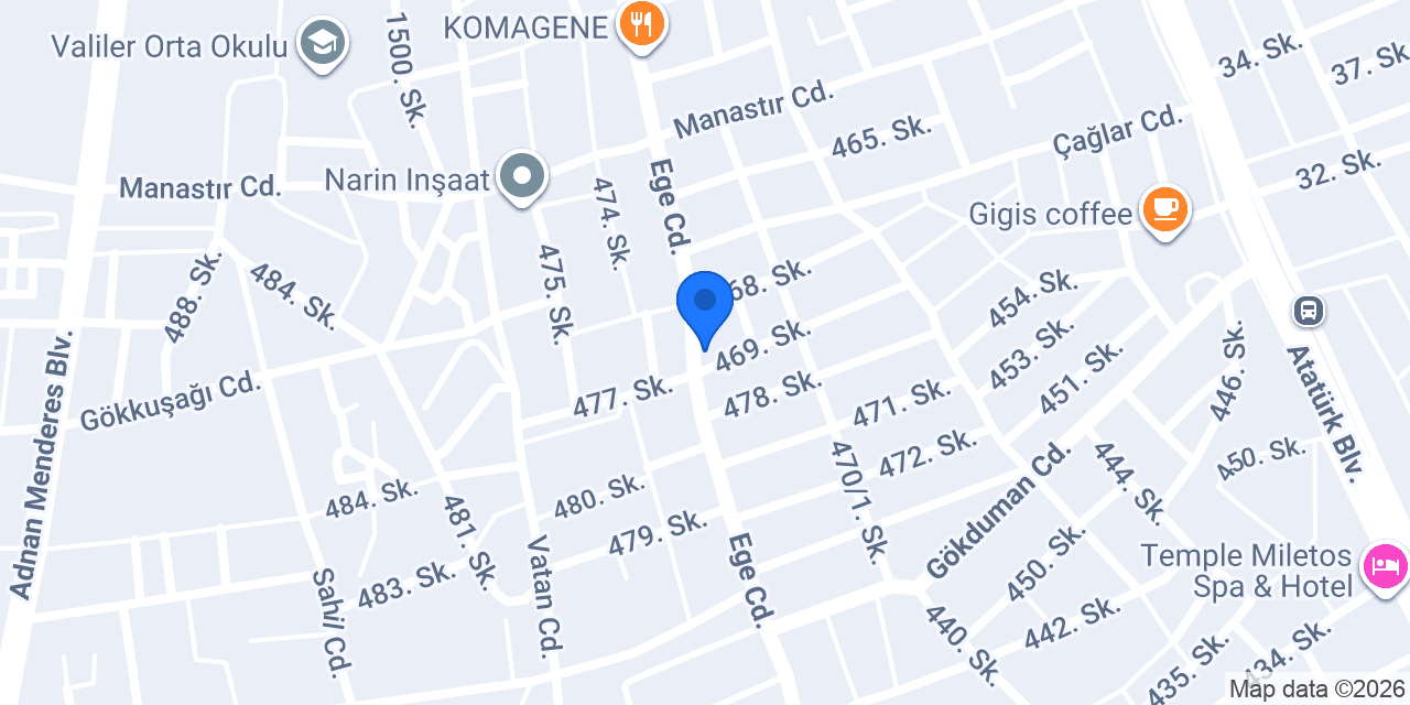 Pusula İklimlendirme Didim Klima Servisi konumu