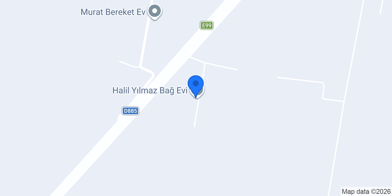 Halil Yılmaz Bağ Evi konumu