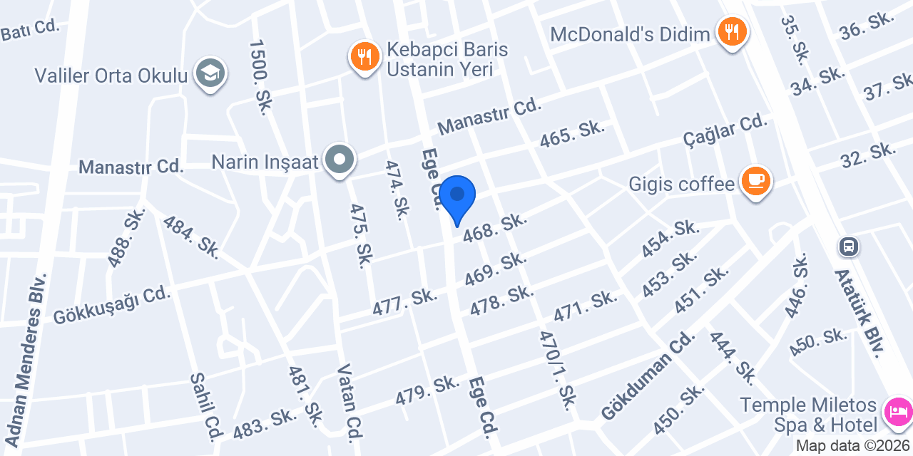 KoçerET konumu