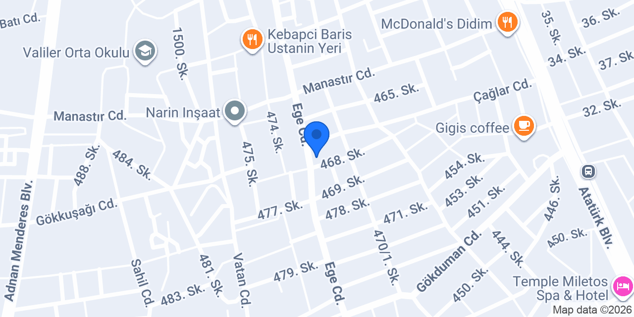 Nazilli İtimat Kasabı konumu