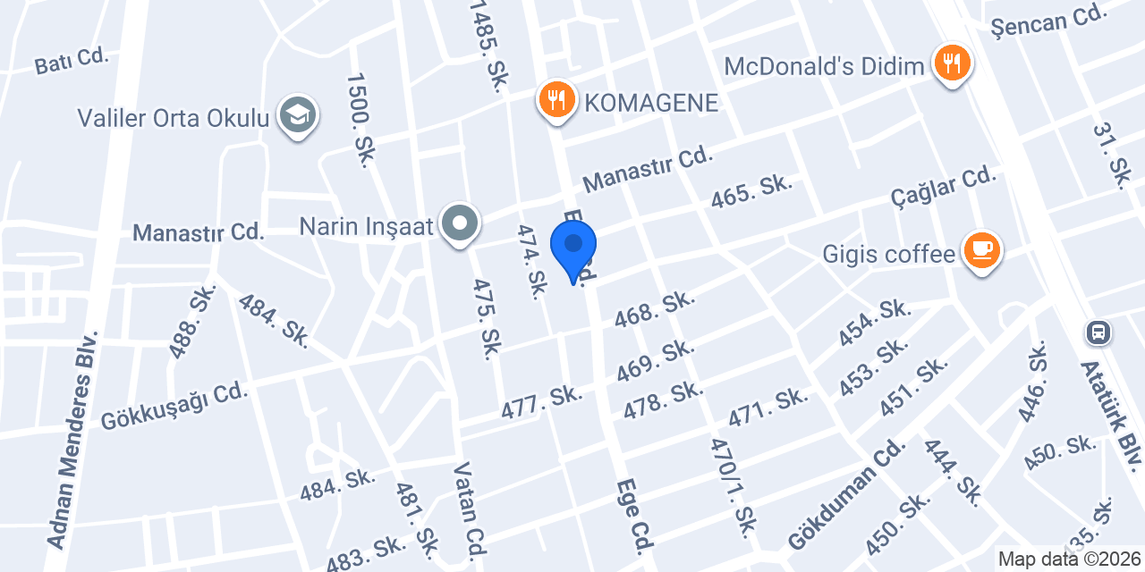Kasap Karçiçeği konumu